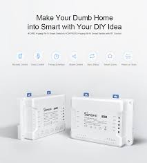 Sonoff 4CH Pro R3 Smart Switch WiFi and RF