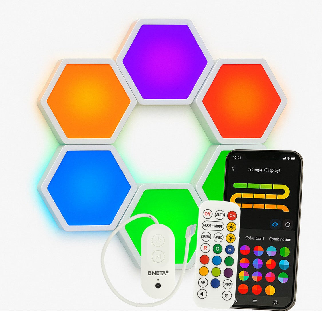 BNETA IoT Smart Hexagon Light ST70