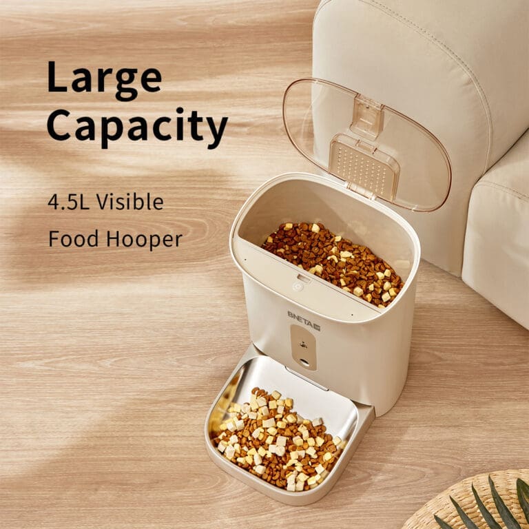 BNETA IoT Smart Pet Feeder with HD Fish Eye Camera