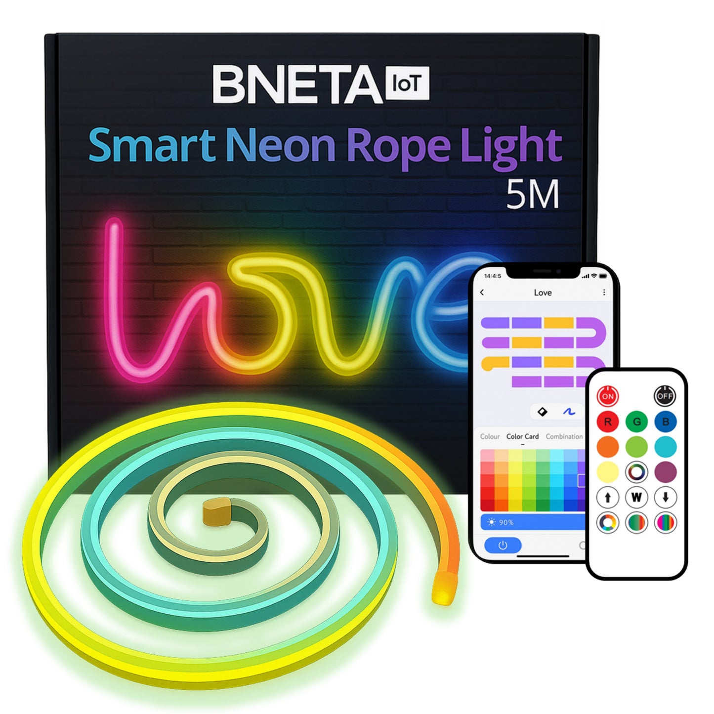BNETA IoT Smart Neon Rope Light
