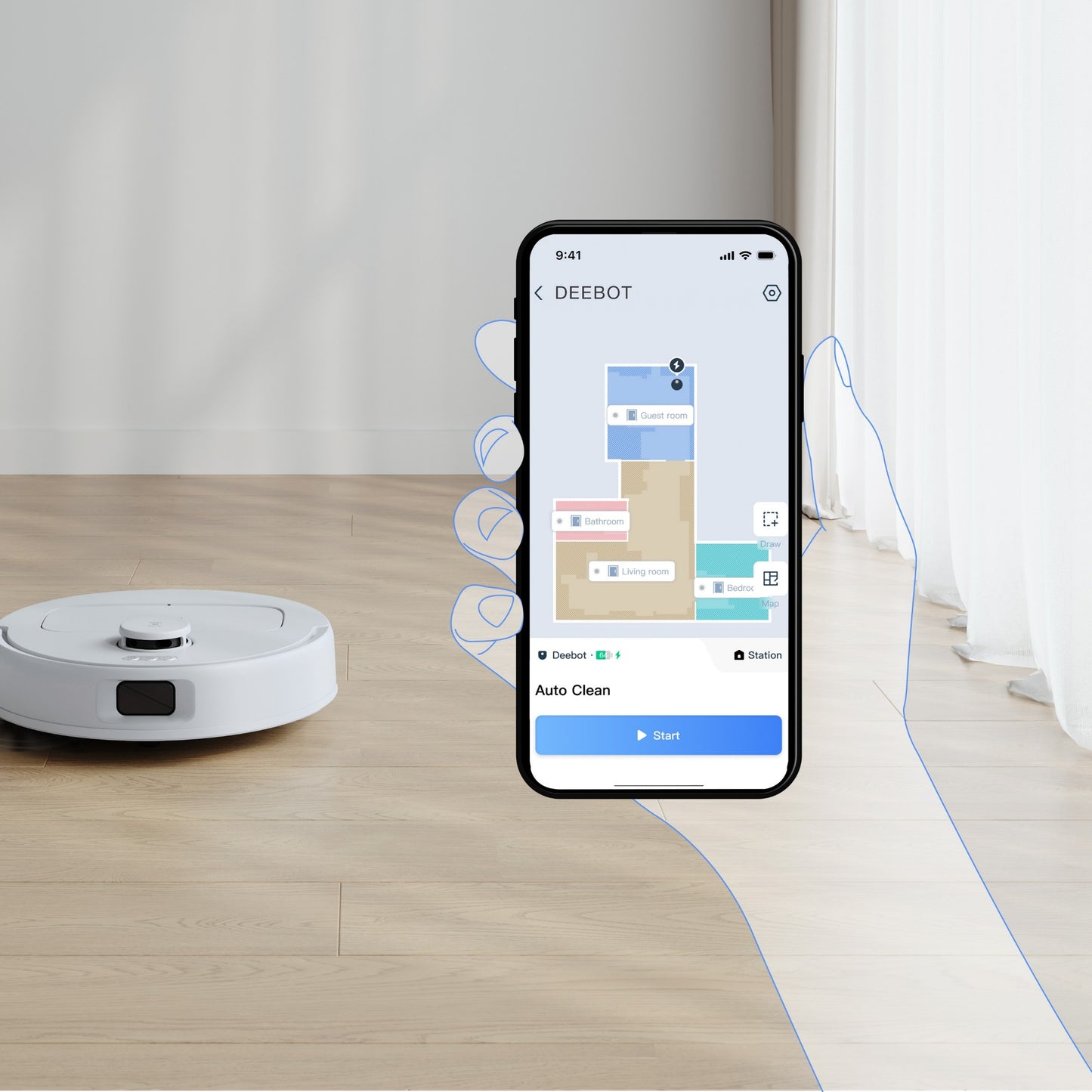 ECOVACS DEEBOT N20e PLUS Smart Robot Vacuum