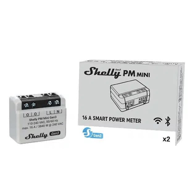 Shelly PM Mini gen3 Power Meter (16A x 1channel)