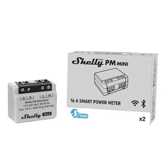 Shelly PM Mini gen3 Power Meter (16A x 1channel)