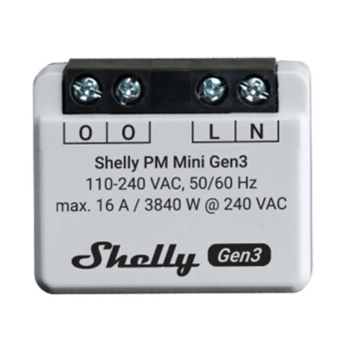 Shelly PM Mini gen3 Power Meter (16A x 1channel)