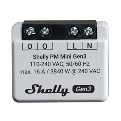 Shelly PM Mini gen3 Power Meter (16A x 1channel)