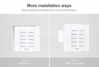 Sonoff 8 Button Remote RF and Magnetic Base