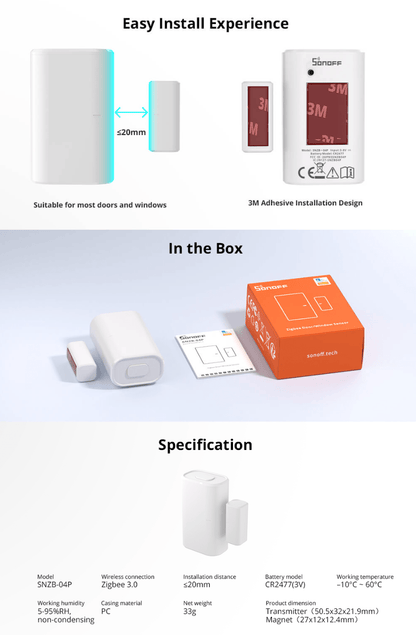 Sonoff Door Window Sensor (Zigbee)