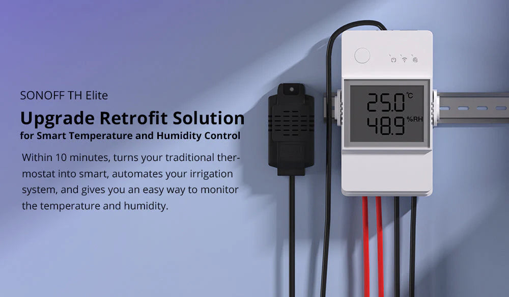 Sonoff TH16 Elite Temp and Humidity Switch