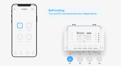 Sonoff 4CH Pro R3 Smart Switch WiFi and RF